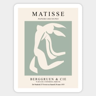 Matisse Berggruen Cie Exhibition Art, Henri Matisse Nu Bleu Sticker